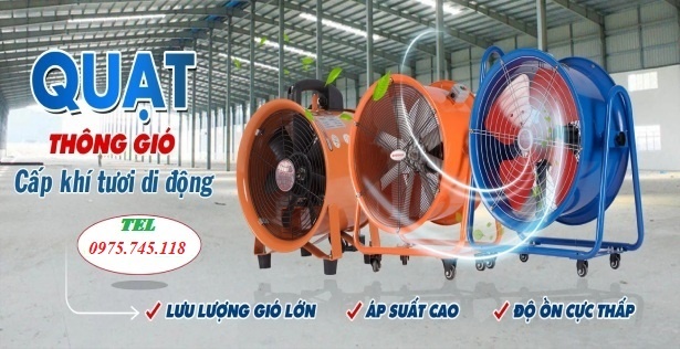 Quạt hút xách tay